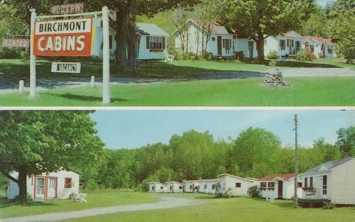 Birchmont Cabins - Old Postcard Photo